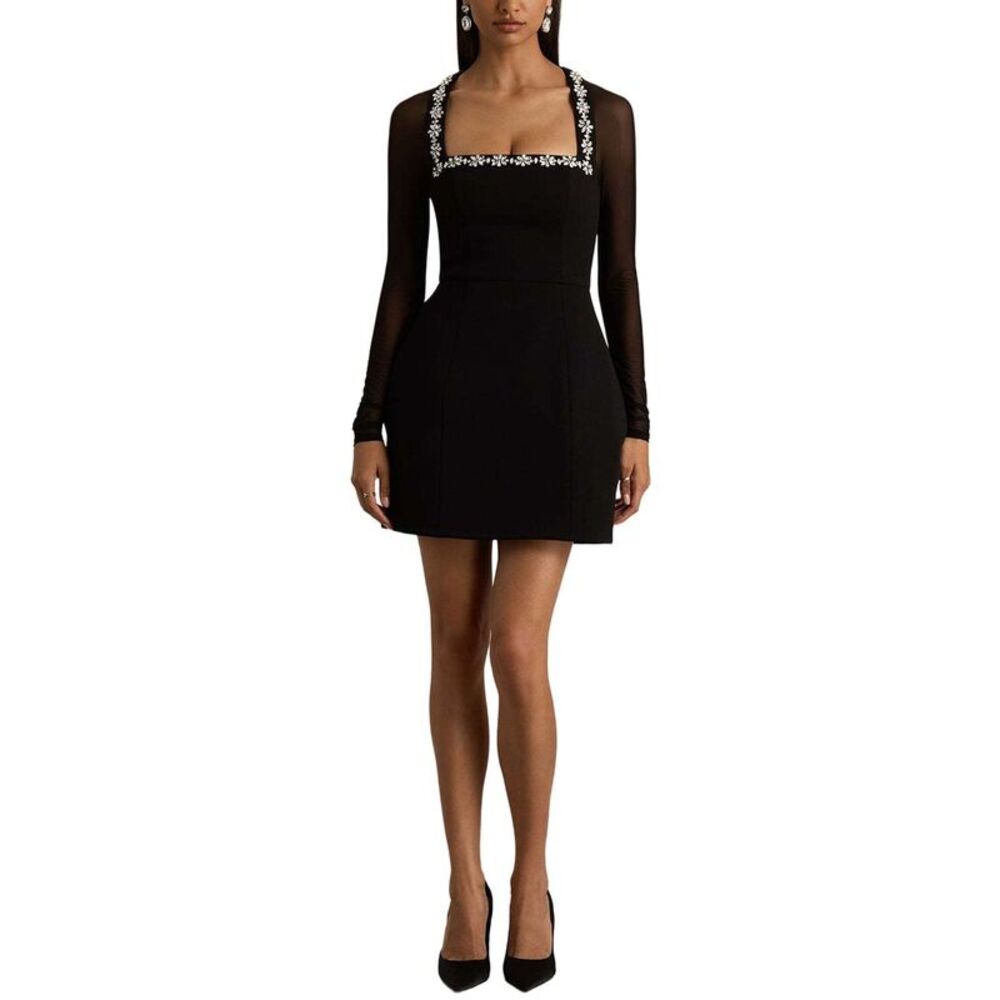 Charlotte Green Womens  Mini Dress, Black